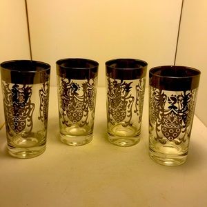 Kimiko Silver Guardian Highball Glasses